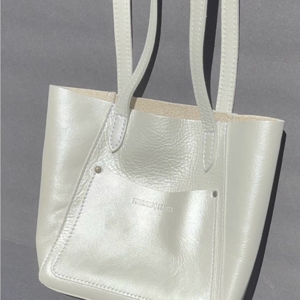 PLG Portland Leather small Juliette bag - Pearl